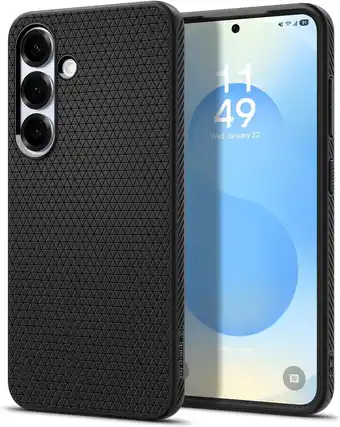Amazon Spigen Liquid Air Case Compatibel met Samsung Galaxy S25 hoesje -Zwart aanbieding