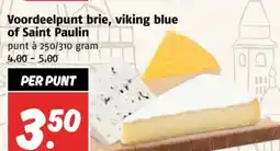 Poiesz Voordeelpunt brie, viking blue of Saint Paulin aanbieding