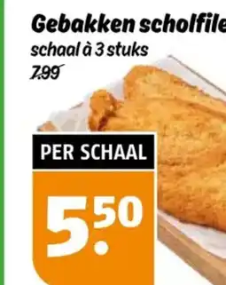 Poiesz Gebakken scholfilet aanbieding