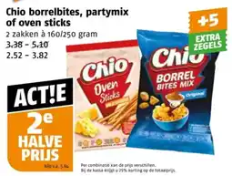 Poiesz Chio borrelbites, partymix of oven sticks aanbieding