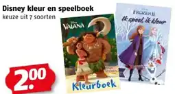 Poiesz Disney kleur en speelboek aanbieding