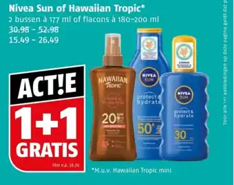 Poiesz Nivea Sun of Hawaiian Tropic aanbieding