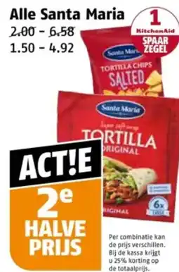 Poiesz Alle Santa Maria aanbieding