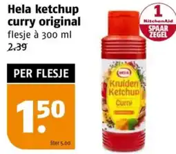 Poiesz Hela ketchup curry original aanbieding