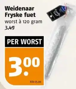 Poiesz Weidenaar Fryske fuet aanbieding