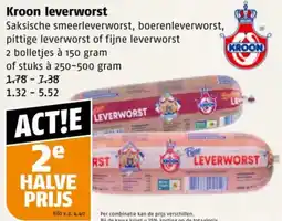 Poiesz Kroon leverworst aanbieding