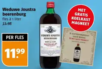 Poiesz Weduwe Joustra beerenburg aanbieding