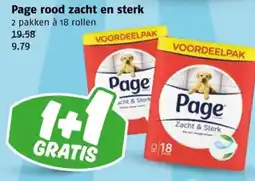 Poiesz Page rood zacht en sterk aanbieding
