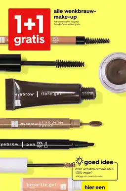 HEMA Alle wenkbrauw make up aanbieding