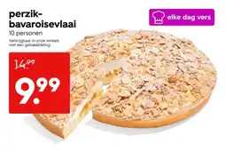 HEMA Perzik bavaroisevlaai aanbieding