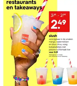 HEMA Slush aanbieding
