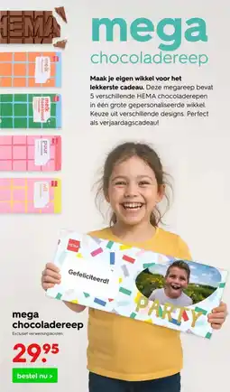 HEMA Mega chocoladereep aanbieding