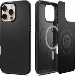 Amazon Spigen Thin Fit MagFit Case voor iPhone 16 Pro, Compatibel met MagSafe accessories hoesje -Zwart aanbieding