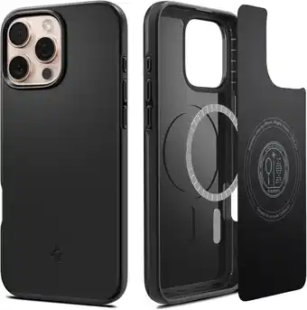 Amazon Spigen Thin Fit MagFit Case voor iPhone 16 Pro, Compatibel met MagSafe accessories hoesje -Zwart aanbieding