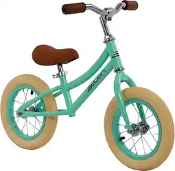 Bol.com Sajan - Loopfiets - Luchtbanden - Mint-Groen - Loopfiets 2 jaar - Balance bike aanbieding