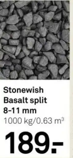 Karwei Stonewish Basalt split 8-11 mm aanbieding