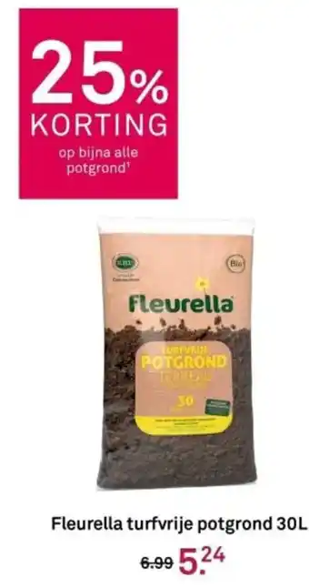 Karwei Fleurella turfvrije potgrond aanbieding