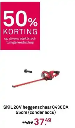 Karwei SKIL 20V heggenschaar 0430CA 55cm (zonder accu) aanbieding