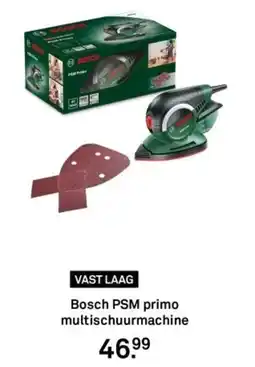 Karwei Bosch PSM primo multischuurmachine aanbieding