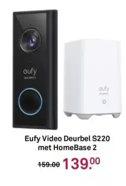 Karwei Eufy Video Deurbel S220 met HomeBase 2 aanbieding