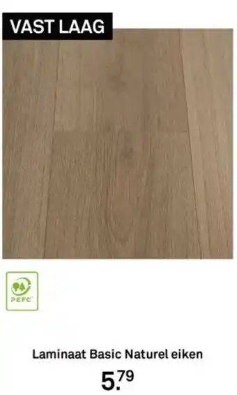 Karwei Laminaat Basic Naturel eiken aanbieding