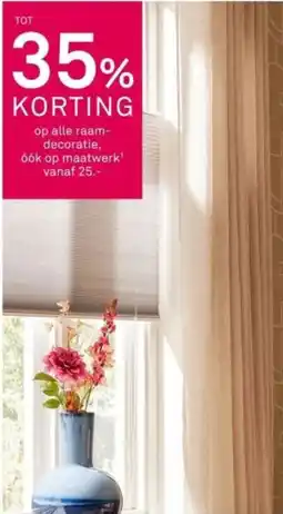 Karwei Op alle raam decoratie, aanbieding