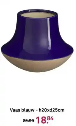 Karwei Vaas blauw aanbieding