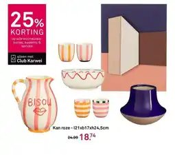 Karwei Kan roze aanbieding