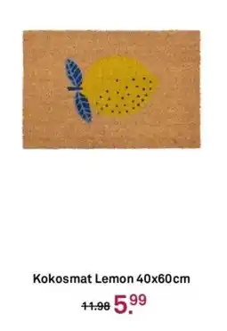Karwei Kokosmat Lemon aanbieding