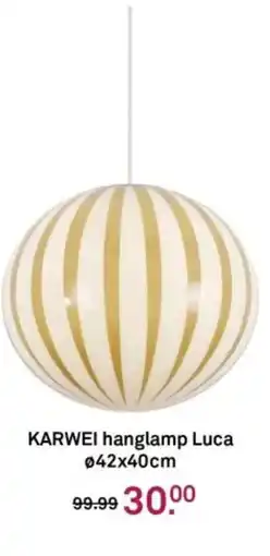 Karwei KARWEI hanglamp Luca aanbieding