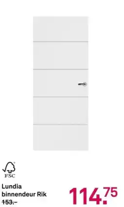 Karwei Lundia binnendeur Rik aanbieding