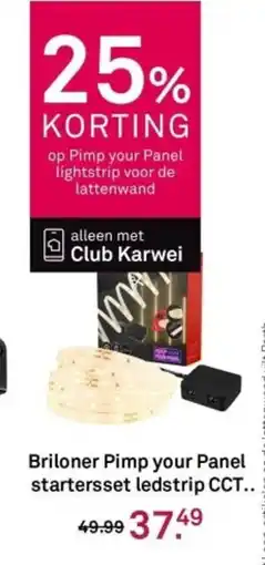 Karwei Briloner Pimp your Panel startersset ledstrip CCT aanbieding