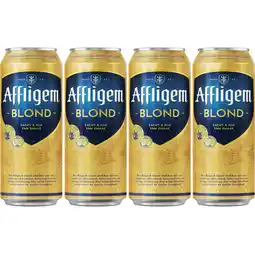 Albert Heijn AH Affligem Blond abdijbier 4-pack aanbieding