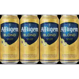 Albert Heijn AH Affligem Blond abdijbier 4-pack aanbieding