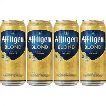 Albert Heijn AH Affligem Blond abdijbier 4-pack aanbieding