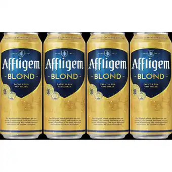 Albert Heijn AH Affligem Blond abdijbier 4-pack aanbieding