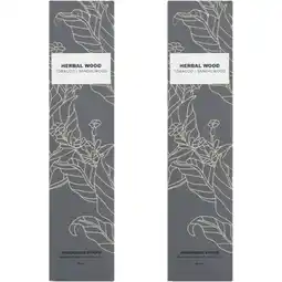 Albert Heijn AH Geurstokjes herbal wood 2-pack aanbieding