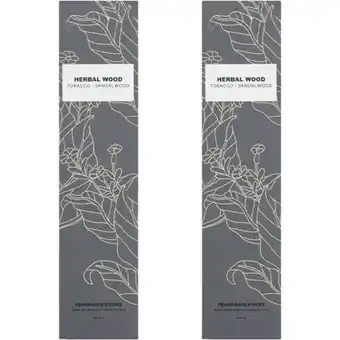 Albert Heijn AH Geurstokjes herbal wood 2-pack aanbieding