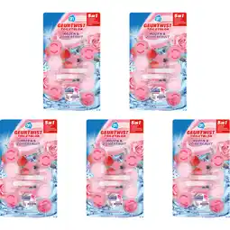 Albert Heijn AH Geurtwist blok rozen & zomerfruit 5-pack aanbieding