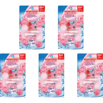 Albert Heijn AH Geurtwist blok rozen & zomerfruit 5-pack aanbieding