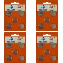 Albert Heijn AH Knoopcel 2032 4-pack aanbieding
