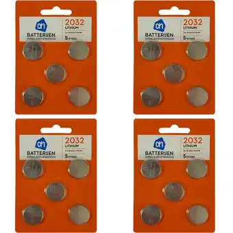 Albert Heijn AH Knoopcel 2032 4-pack aanbieding