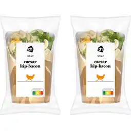 Albert Heijn AH Wrap caesar kip bacon 2-pack aanbieding
