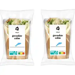 Albert Heijn AH Wrap gerookte zalm 2-pack aanbieding