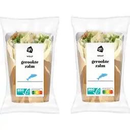 Albert Heijn AH Wrap gerookte zalm 2-pack aanbieding