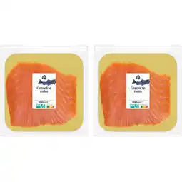 Albert Heijn AH Gerookte zalm 2-pack aanbieding