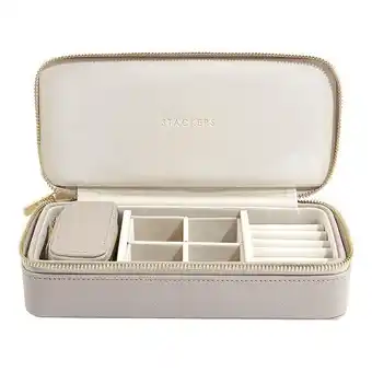 Douglas Stackers Large & Petite Travel Box Taupe & Grey aanbieding