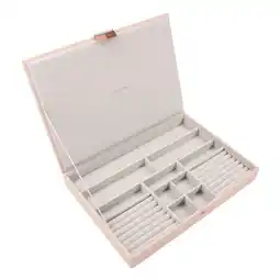 Douglas Stackers Supersize Lidded Blush & Grey aanbieding