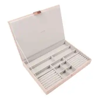 Douglas Stackers Supersize Lidded Blush & Grey aanbieding
