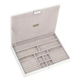 Douglas Stackers White & Grey Supersize Lidded aanbieding